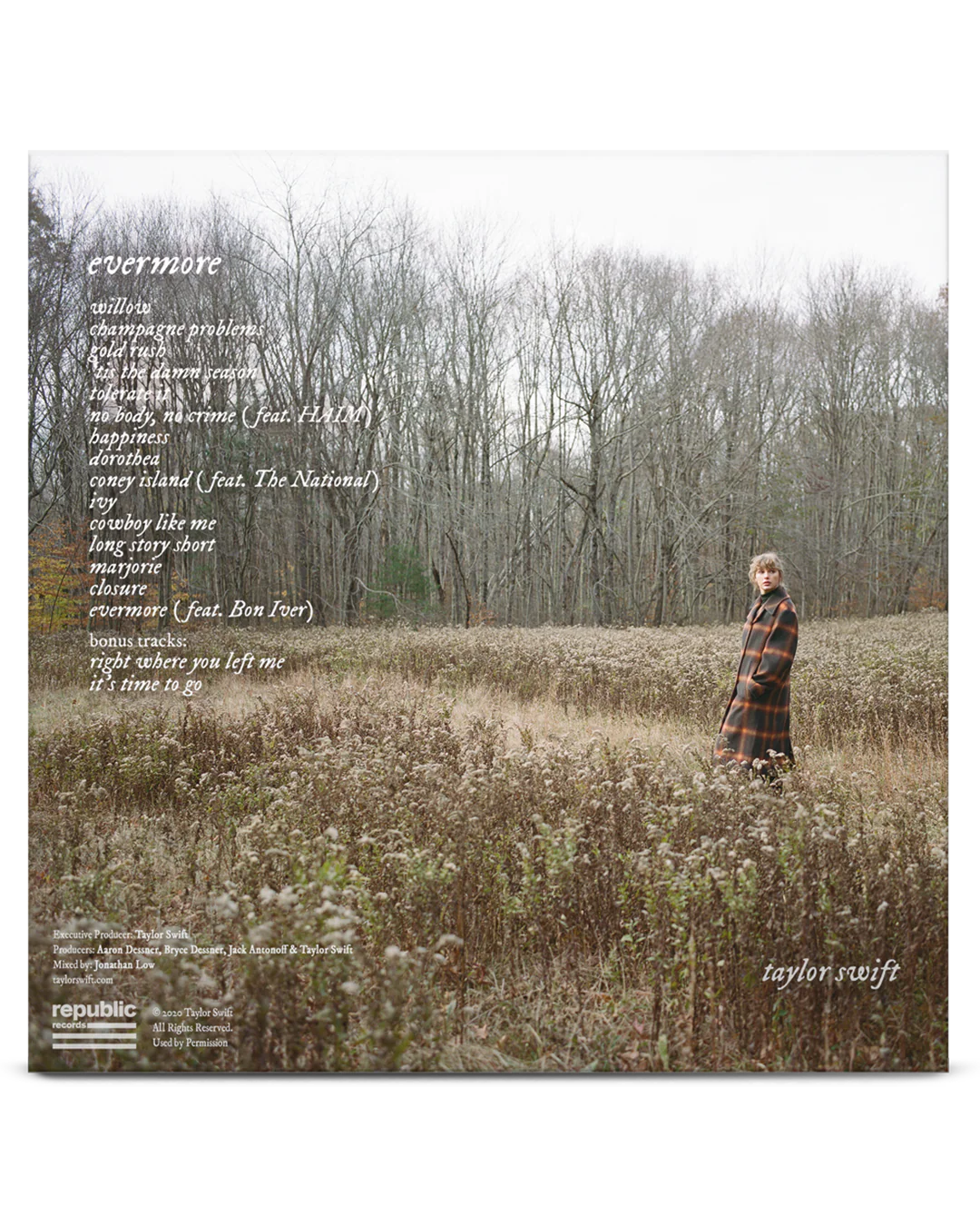 evermore album deluxe edition vinyl - Image 2