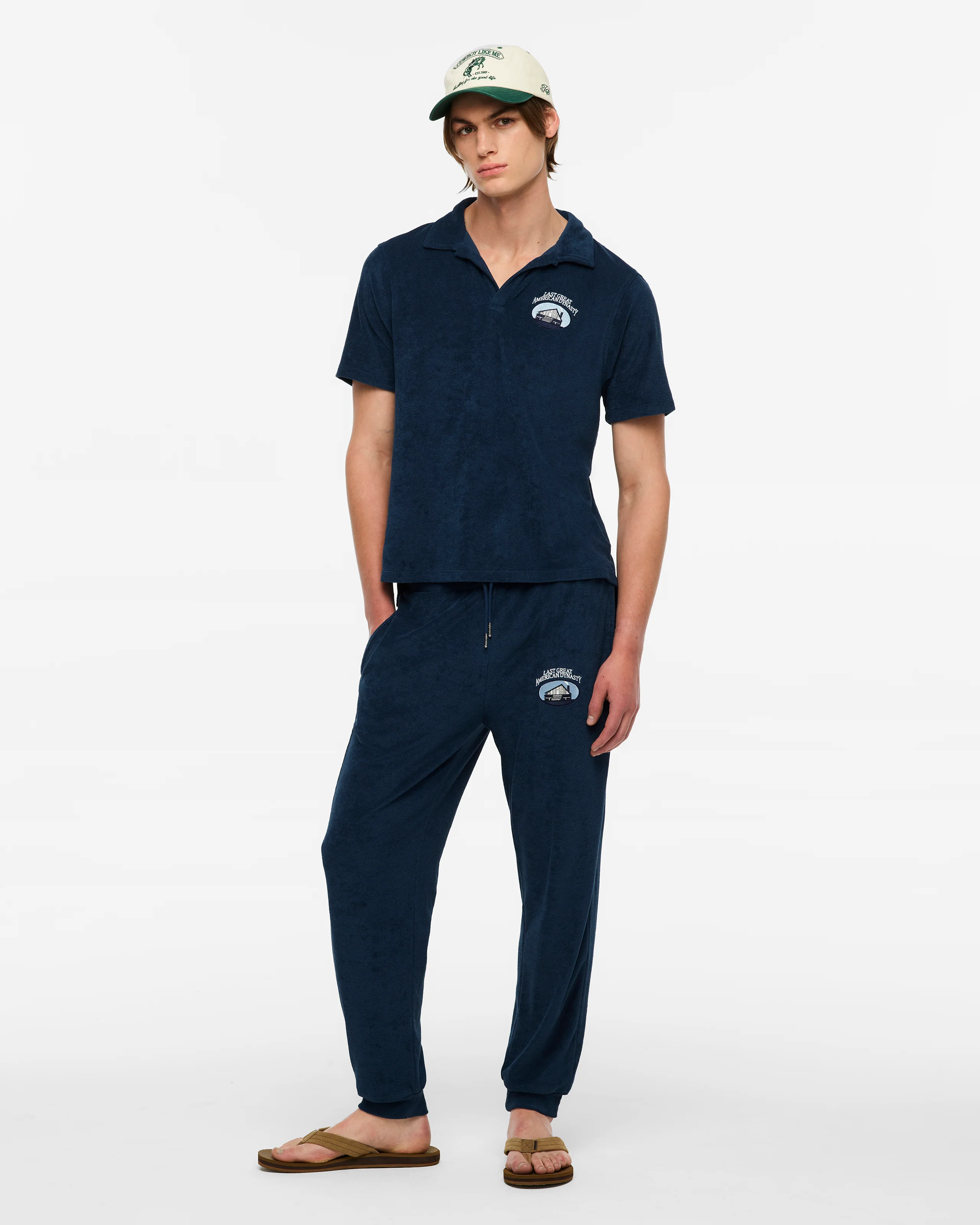 Last Great American Dynasty Terry Cloth Polo - Image 7