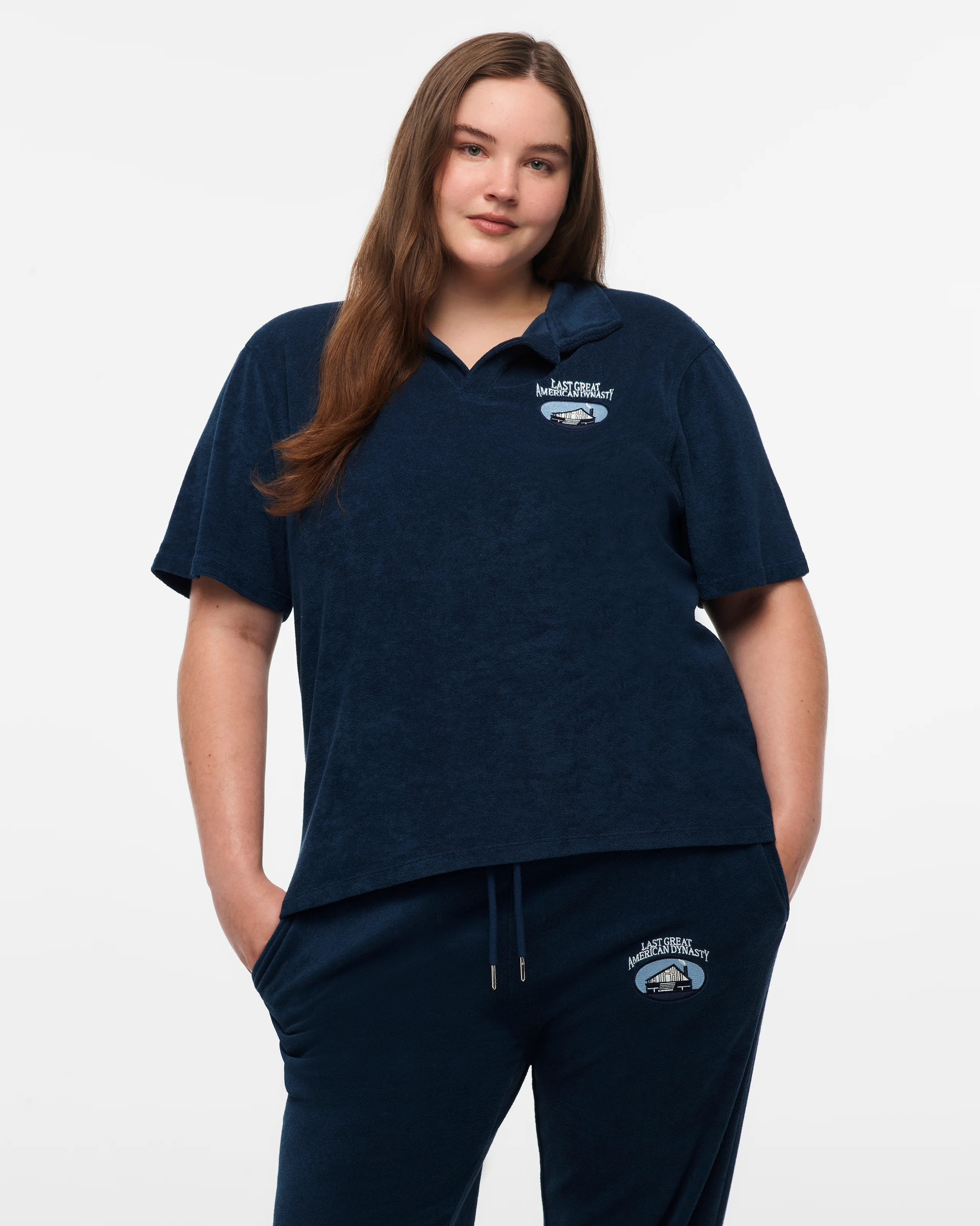 Last Great American Dynasty Terry Cloth Polo - Image 9