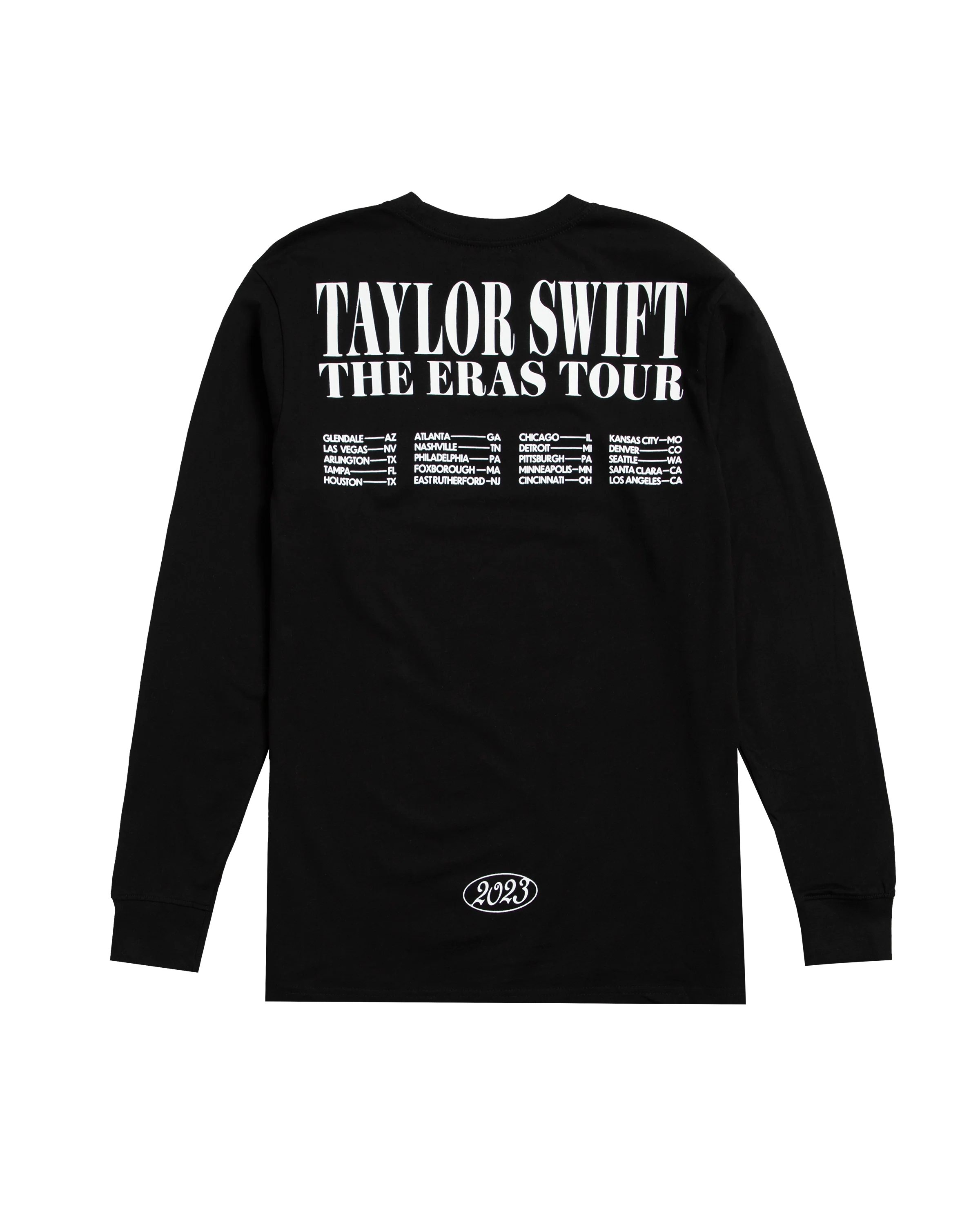 Taylor Swift | The Eras Tour Collage Black Long Sleeve - Image 2