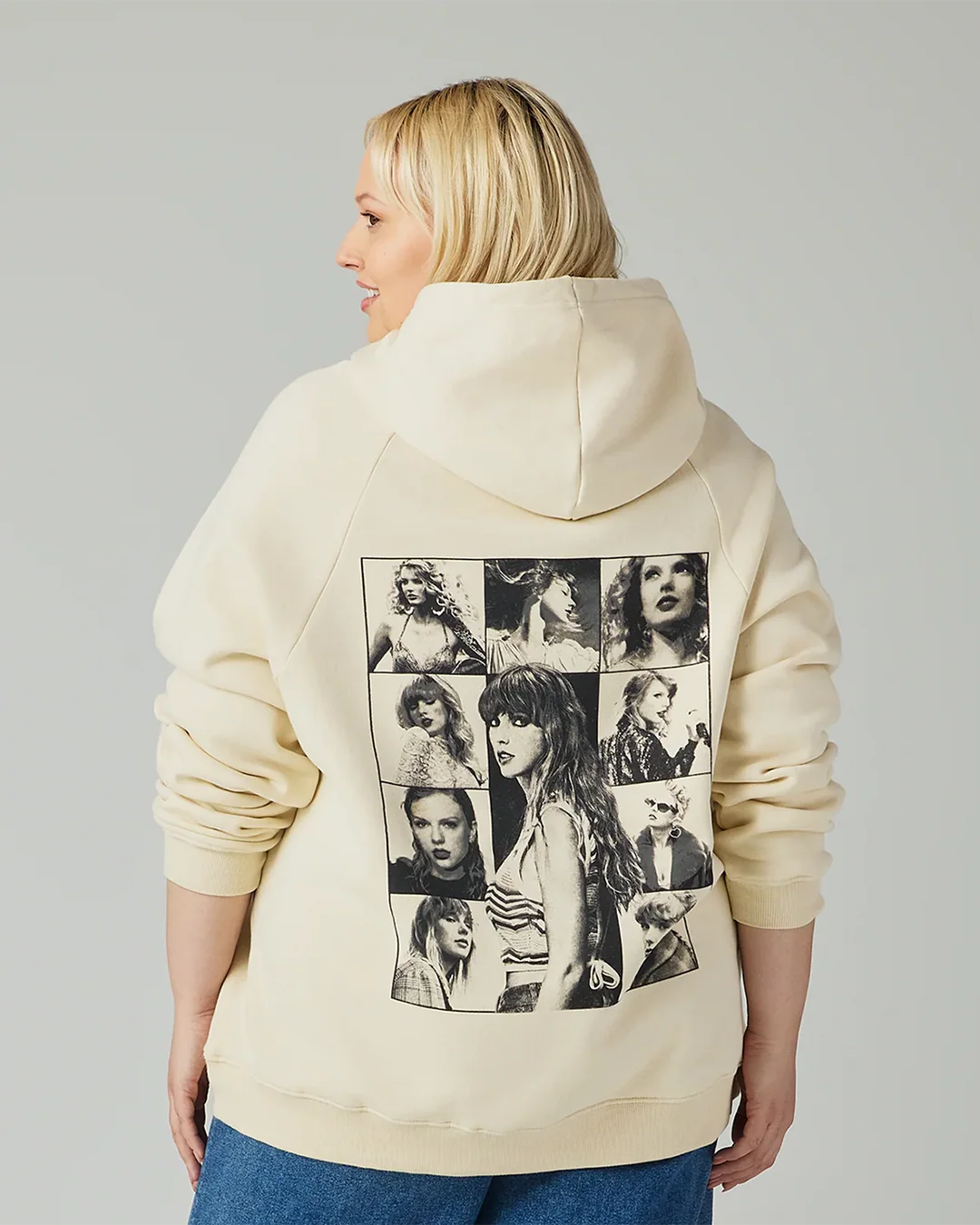 Taylor Swift | The Eras Tour I Beige Hoodie - Image 3