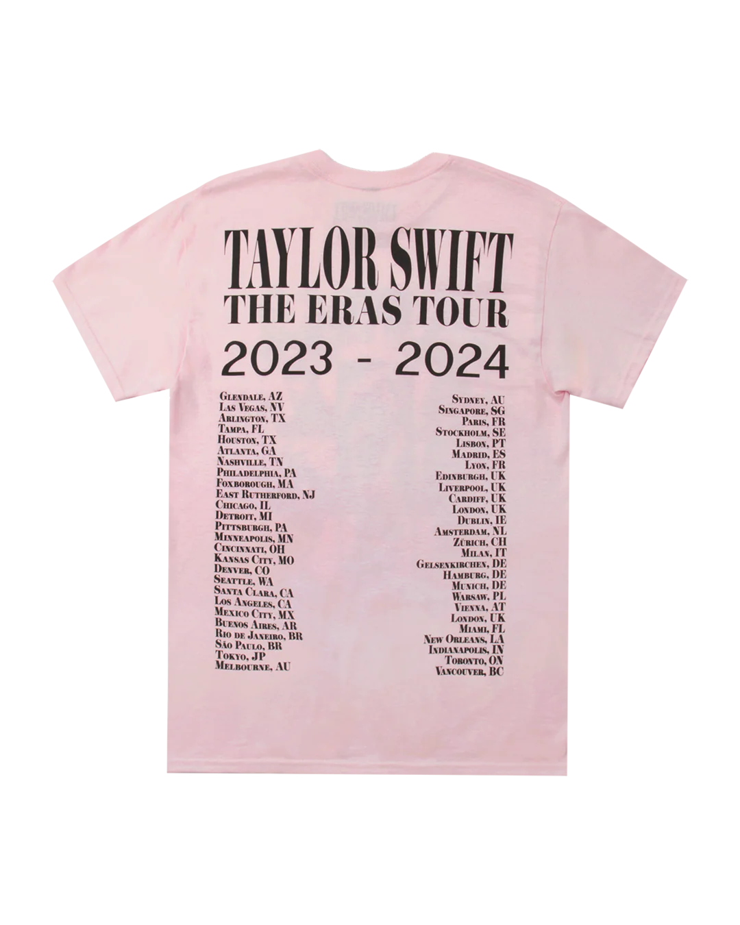 Taylor Swift | The Eras Tour Pink T-Shirt - Image 2