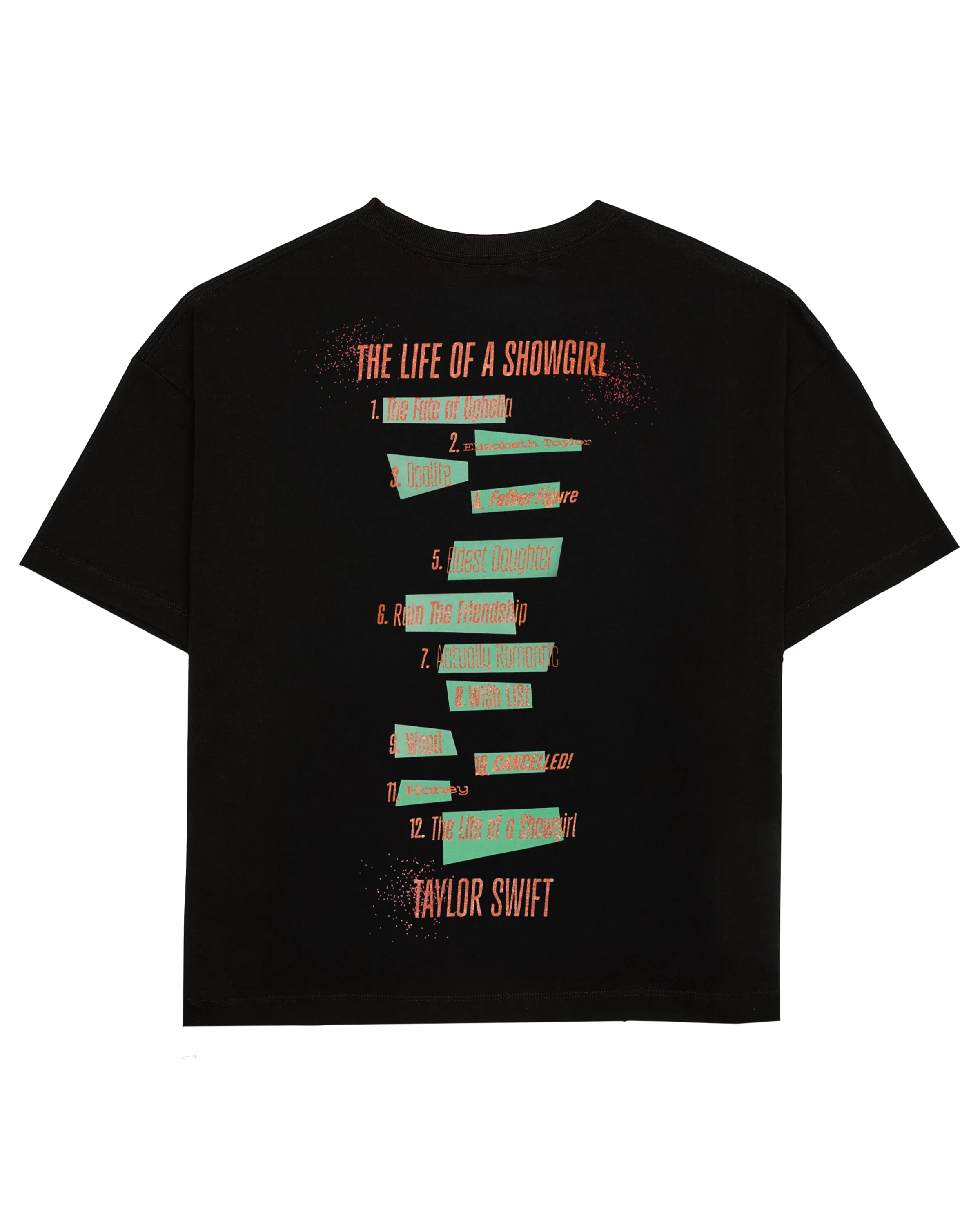 The Life of a Showgirl Album Cover T-Shirt - Image 2