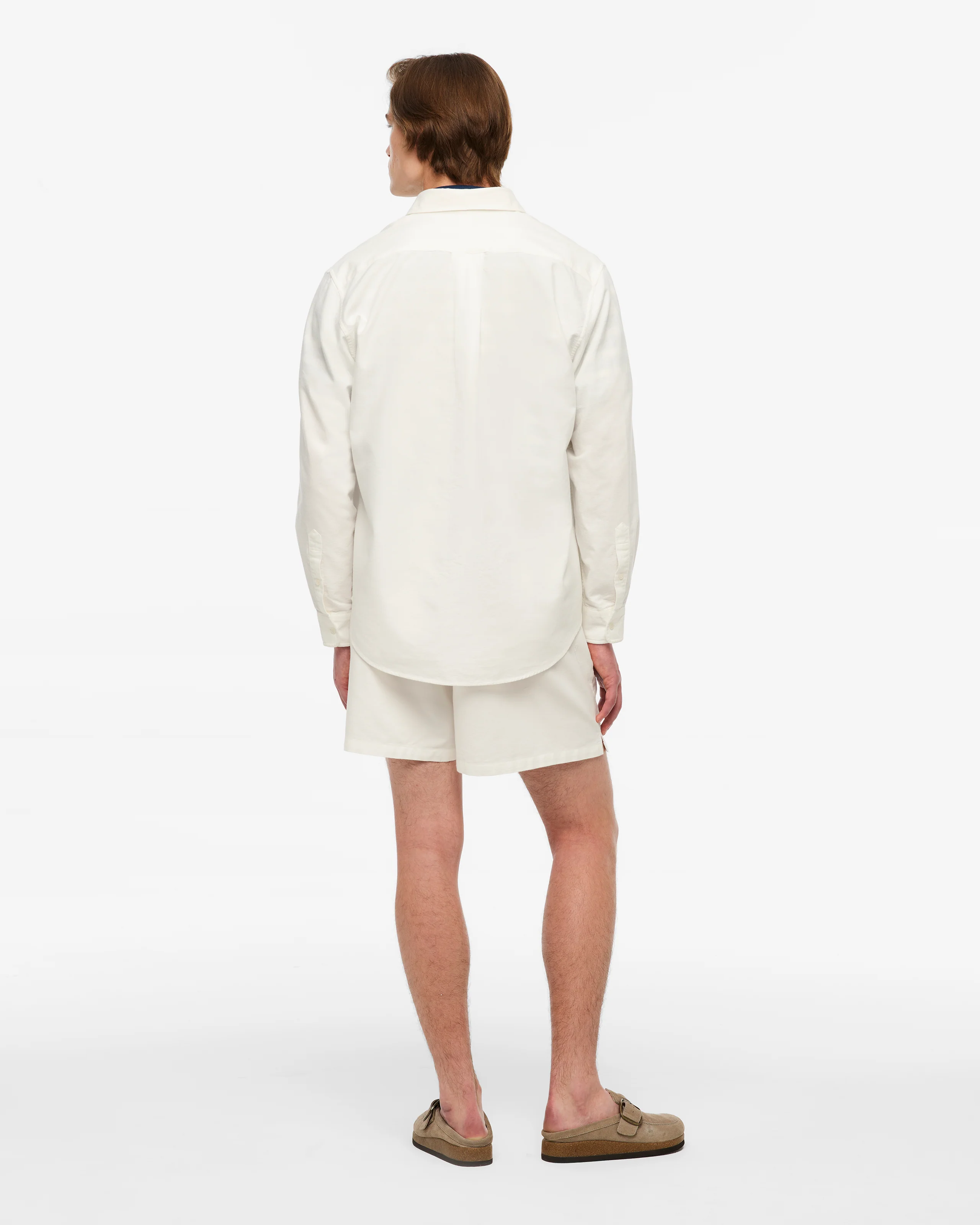 TS Crest White Oxford Shorts - Image 10