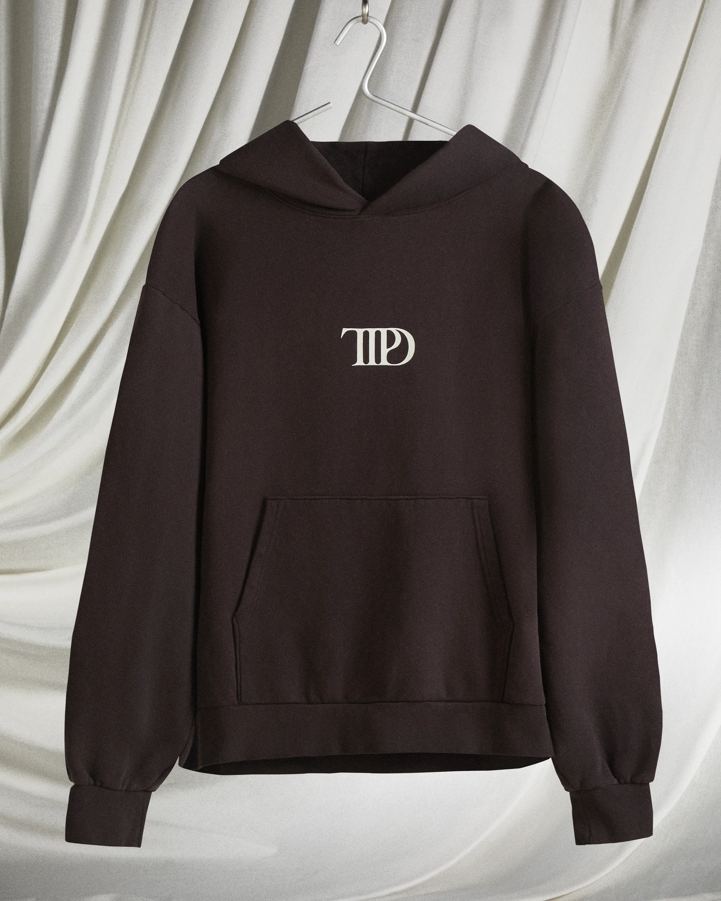 Who's Afraid Of Little Old Me? Dark Brown Hoodie - Image 5
